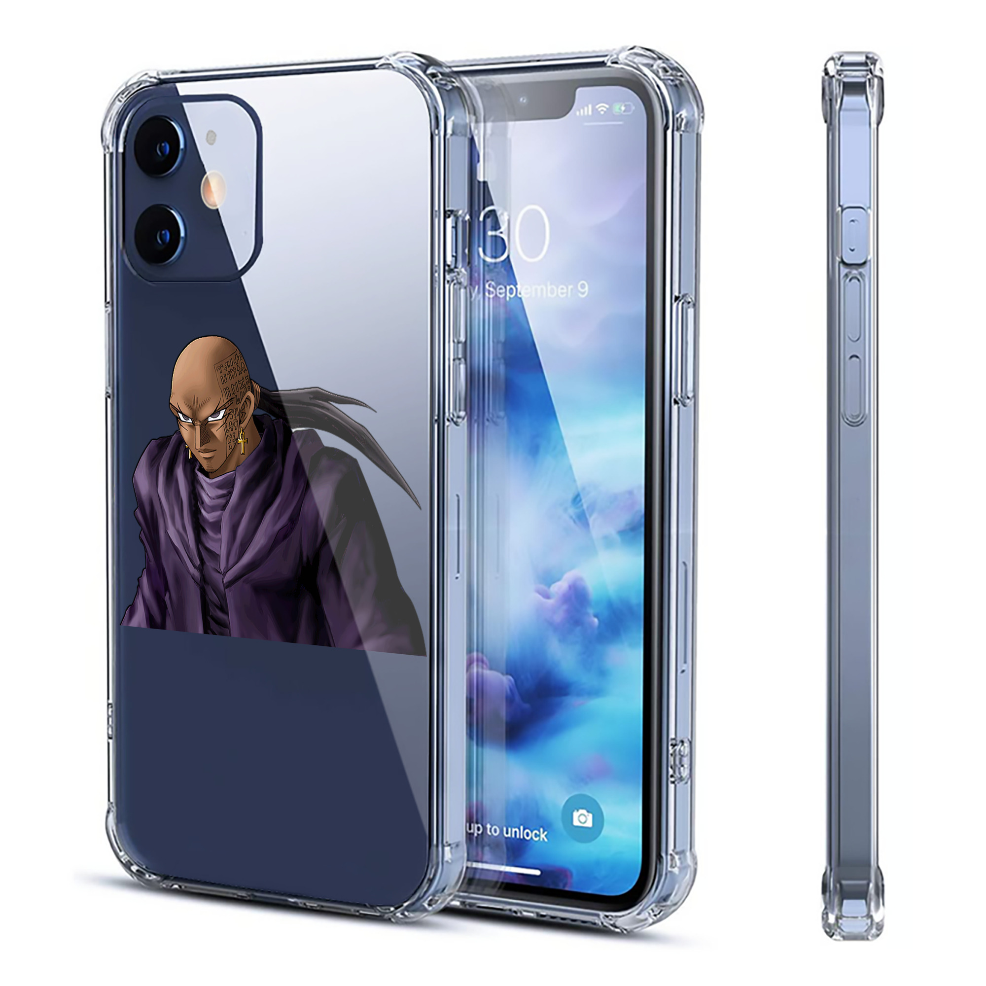 （画像用） 遊☆戯☆王 Yu-Gi-Oh! 【iPhone 12シリーズ対応】透明スマホケース（クリアソフトケース）